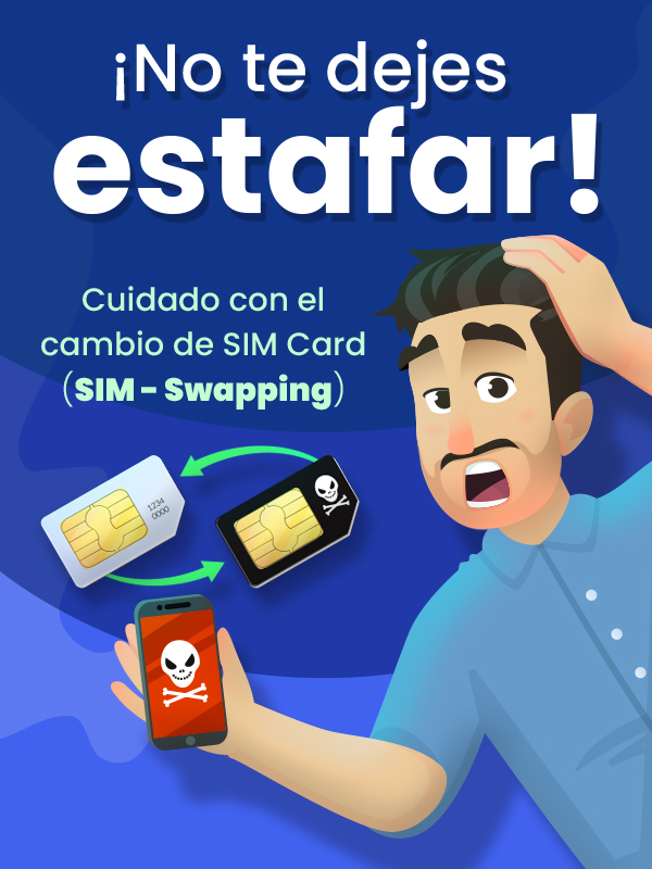 Cambio de chip o tarjeta SIM telefónica